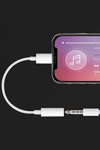 Iphone 7 8 Plus X 11 12 13 Pro Uyumlu Lightning Telefon Kulaklık Çevirici Aux Dönüştürücü Aparat ürün fotoğrafı