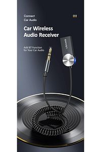 Usams Bluetooth 5.0 Receiver Usb Aux Wireless Araç Kiti Telefon Konuşma Müzik Dinleme Ba01 ürün fotoğrafı