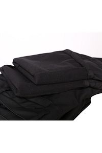 Kışlık Siyah Içi Polarlı Unisex Softshell Motorcu Pantolonu ürün fotoğrafı