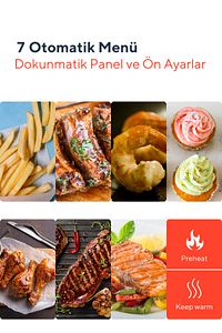 Inox Digital Fastfryer Yağsız Fritöz Airfryer ürün fotoğrafı