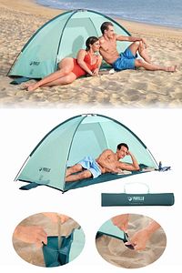 Plaj Güneşliği Plaj Çadırı Tente Gölgelik Çantalı 120x200cm Hb021-1 ürün fotoğrafı