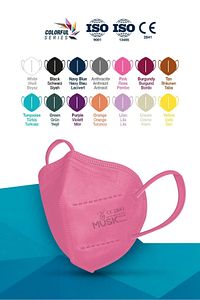 FFP2 MASKE  PEMBE 10 ADET ürün fotoğrafı