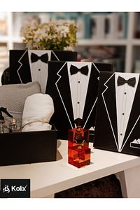 Damat Bohçası-damat Kutusu-çeyiz Kutusu-hediye Seti-hediye Kutusu 3'lü Set ürün fotoğrafı
