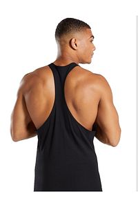 Erkek Siyah Monster Muscle Gym Fitness Tank Top Sporcu Atleti ürün fotoğrafı