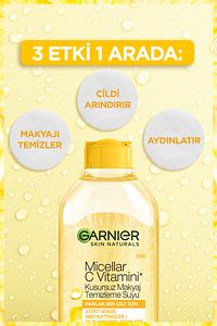 Micellar C Vitamini Kusursuz Makyaj Temizleme Suyu 400ml ürün fotoğrafı