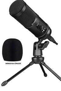 Ra-mp65 X-fuse 1.5m Usb Tripodlu Mikrofon Yayıncı Youtuber Profesyonel Mikrofon Gaming ürün fotoğrafı