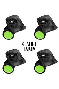 Valiz Tekerleği Çift Teker 01 4 Adet Yeşil ürün fotoğrafı