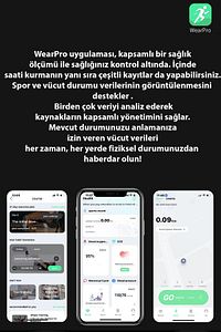 Smart Watch Dt Ultramate Elite Akıllı Saat Android Ios Uyumlu Çift Kordon Siri Nfc Gps ürün fotoğrafı