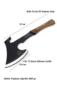 Kamp Baltası Nacak Odun Kesme Baltası Outdoor Balta Dövme Çelik Balta ürün fotoğrafı