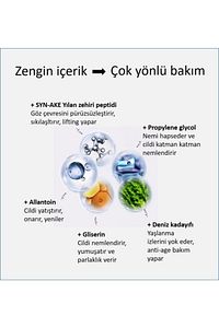 SYN-AKE Yılan Zehiri Peptidli Lifting Etkili Kolajen Göz Maskeleri 80 gr-60 adet ürün fotoğrafı