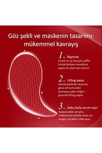 SYN-AKE Yılan Zehiri Peptidli Lifting Etkili Kolajen Göz Maskeleri 80 gr-60 adet ürün fotoğrafı