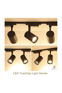 Sl-1027 3 Adet 30w Ray Spot Vitrin Mağaza Armatürü 1 Metre Raylı Siyah Kasa Günışığı Renk Ray Spot ürün fotoğrafı