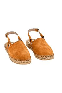 Kadın  Hakiki Deri El Yapımı Taba Espadril ürün fotoğrafı