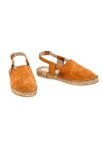 Kadın  Hakiki Deri El Yapımı Taba Espadril ürün fotoğrafı