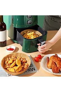 Airfryer Hava Fritözü  Philips Xiaomi Uyumlu Fritöz Pişirme Kağıdı 50 Adet 16cm Yuvarlak ürün fotoğrafı