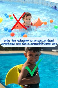 Yüzme Öğretici Yüzgeç Mavi ürün fotoğrafı