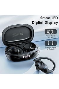Thinkplus Lp75 Kablosuz Şarj Göstergeli Sporcu Bluetooth Kulaklık Siyah ürün fotoğrafı