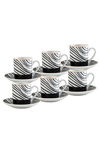Black Nera 6 Kişilik Kahve Fincan Takımı 90 ml ürün fotoğrafı
