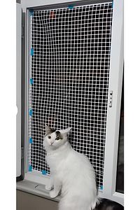 Plastik Dekoratif Bahçe Çiti / Balkon Filesi / Kedi Filesi / Çocuk Güvenlik Filesi Beyaz 1mt*5mt ürün fotoğrafı