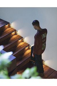 4 Adet L Solar Led Güneş Enerjili Su Geçirmez Köşebent Led Işık Merdiven Veranda Bahçe Aydınlatma ürün fotoğrafı
