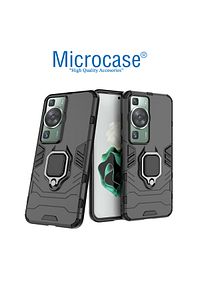 Huawei P60 / P60 Pro Batman Serisi Yüzük Standlı Armor Kılıf - Siyah Al3349 ürün fotoğrafı