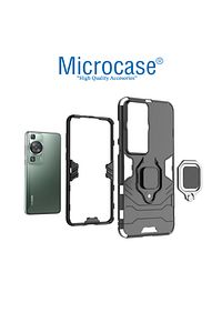 Huawei P60 / P60 Pro Batman Serisi Yüzük Standlı Armor Kılıf - Siyah Al3349 ürün fotoğrafı