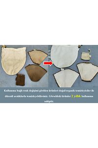 Organik Süzme Kesesi (25x25)- %100 Ağartılmamış Ham Pamuk Bitkisel Süt Yoğurt Kesesi Bez kese ürün fotoğrafı
