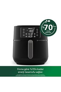 Airfryer 5000 Serisi Xxl Connected Hd9285/96 Wi-fi Pişirme Tepsisi Ve Izgara Plaka Hediyeli ürün fotoğrafı
