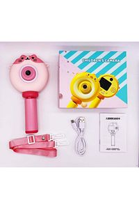 S8 Taşınabilir 1080p Dijital Video Kayıt Fotoğraf Çocuk Kamerası 2.0 Inç Ips Ekran Pembe ürün fotoğrafı