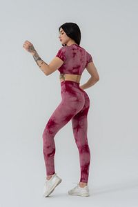 Push-up Detaylı Toparlacı Spor Batik Tayt ürün fotoğrafı