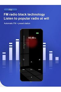 Bluetooth Lu Mp3-mp4 Çalar Ses Kayıt Fm Radyolu Şarjlı Mp4 Player Dahili Hoparlör 8gb Hafızalı ürün fotoğrafı