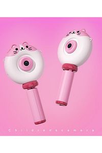 S8 Taşınabilir 1080p Dijital Video Kayıt Fotoğraf Çocuk Kamerası 2.0 Inç Ips Ekran Pembe ürün fotoğrafı