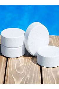 Tablet Klor 1 Kg (5 Adet 200 Gr) Yosun Önleyici Havuz Temizleyici Havuz Tablet Kloru ürün fotoğrafı
