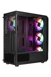 Montreal 4x120mm RGB Fanlı Mesh Panel Mid-Tower Gaming Oyuncu Bilgisayar Kasası ürün fotoğrafı