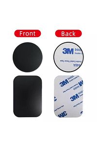 2adet Telefon Araç Içi Tutucu Stant Metal Plaka Magnetic Mıknatıslı Tutucular Için Metal Saç Seti 3m ürün fotoğrafı