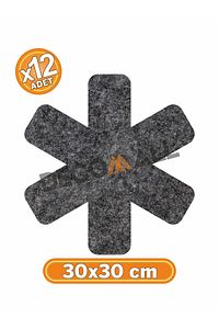 12 li Set Tava Tencere Ve Bor Cam Koruyucu Çizdirmez Keçe 30x30 ürün fotoğrafı