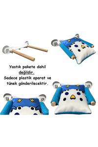 Kuş Yatağı Için Cam Yüzeye Takma Aparatı (YASTIK DAHİL DEĞİLDİR) Tünek Minder Vantuz Aparat ürün fotoğrafı