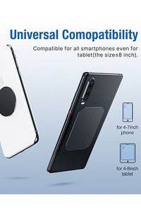 2adet Telefon Araç Içi Tutucu Stant Metal Plaka Magnetic Mıknatıslı Tutucular Için Metal Saç Seti 3m ürün fotoğrafı