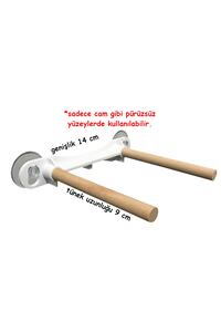 Kuş Yatağı Için Cam Yüzeye Takma Aparatı (YASTIK DAHİL DEĞİLDİR) Tünek Minder Vantuz Aparat ürün fotoğrafı