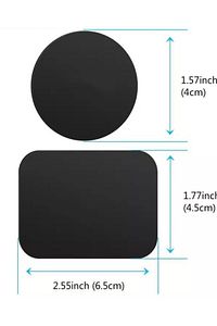 2adet Telefon Araç Içi Tutucu Stant Metal Plaka Magnetic Mıknatıslı Tutucular Için Metal Saç Seti 3m ürün fotoğrafı