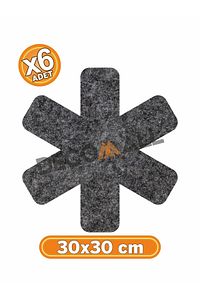 6 lı Set Tava Tencere Ve Bor Cam Koruyucu Çizdirmez Keçe 30x30 ürün fotoğrafı