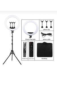 22 Inç 56cm 100w Mega Boy Ring Light Led Halka, Kuaför Ve Makyaj Çekim Işığı ürün fotoğrafı