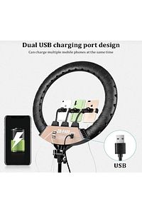 22 Inç 56cm 100w Mega Boy Ring Light Led Halka, Kuaför Ve Makyaj Çekim Işığı ürün fotoğrafı