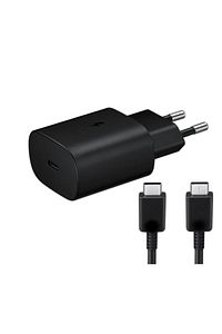 Samsung Hızlı Şarj Aleti, Usb Type C (25W) Type A Kablo Dahil Huawei Xiaomi Oppo Ipad Macbook Uyumlu ürün fotoğrafı