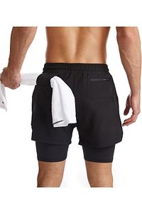 Erkek Running Hızlı Kuruma Micropoly Antrenman Halısaha Fitness Kısa Taytlı Outdoor Şort ürün fotoğrafı