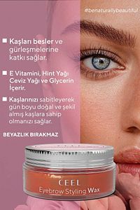 Kaş Şekillendirici & Sabitleyici Wax E Vitamini Glycerin Hint Yağı 50 ml ürün fotoğrafı