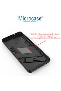 Huawei P60 / P60 Pro Matrix Serisi Armor Standlı Perfect Koruma Kılıf - Siyah AL3416 ürün fotoğrafı