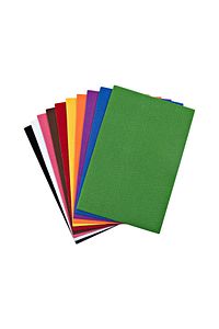 Keçe Karışık Renk 10 Adet - A4 Boyutunda 20x30 Cm. ürün fotoğrafı