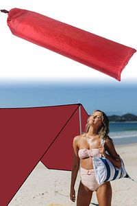 Kamp Araç Yan Tente Gölgelik Plaj Güneşlik Piknik Plaj Çadırı 150x300cm Çantalı FC012R ürün fotoğrafı