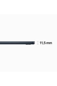 15-inch MacBook Air: Apple M2 chip with 8-core CPU and 10-core GPU, 256GB - Midnight ürün fotoğrafı